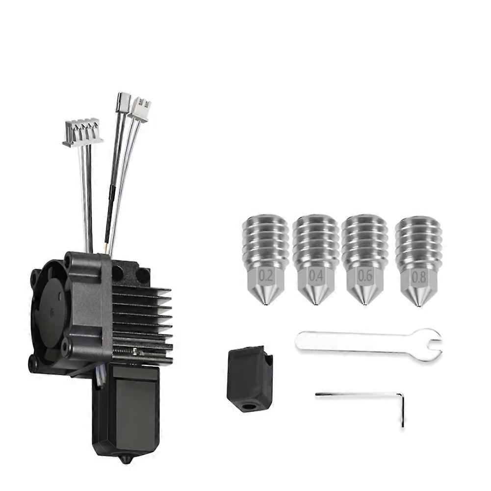 For Bambu Lab X1 X1C 3D Printer Hotend Kit with Cooling Fan V2.0 Print Head with Copper Plated Nozzles 3D Printing Parts