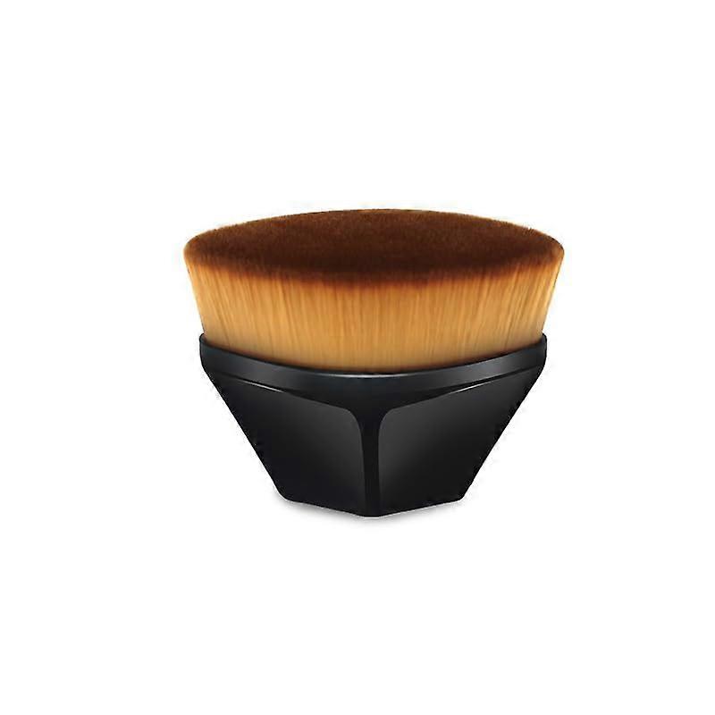 Extra Large Kabuki Foundation Brush for Face and Body with UltraSoft Bristles Pink Gold