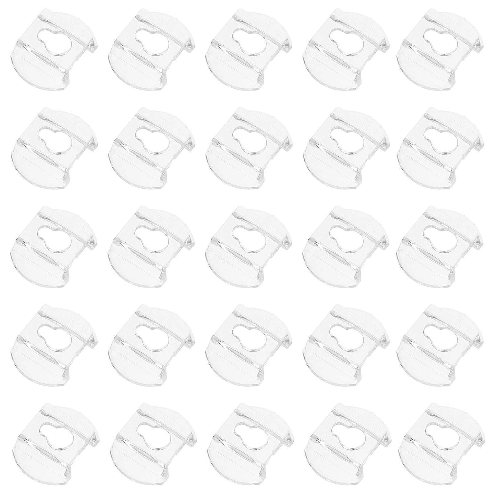 Transparent Acrylic Picture Frame Hooks for Hanging with 20Pcs Multi-Functional Clips