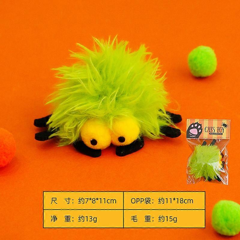 Jouets d'herbe �� chat d'halloween qui ne peuvent pas ��tre facilement mordis, chat dr?le, fournitures pour animaux de compagnie, araign��es �� 
