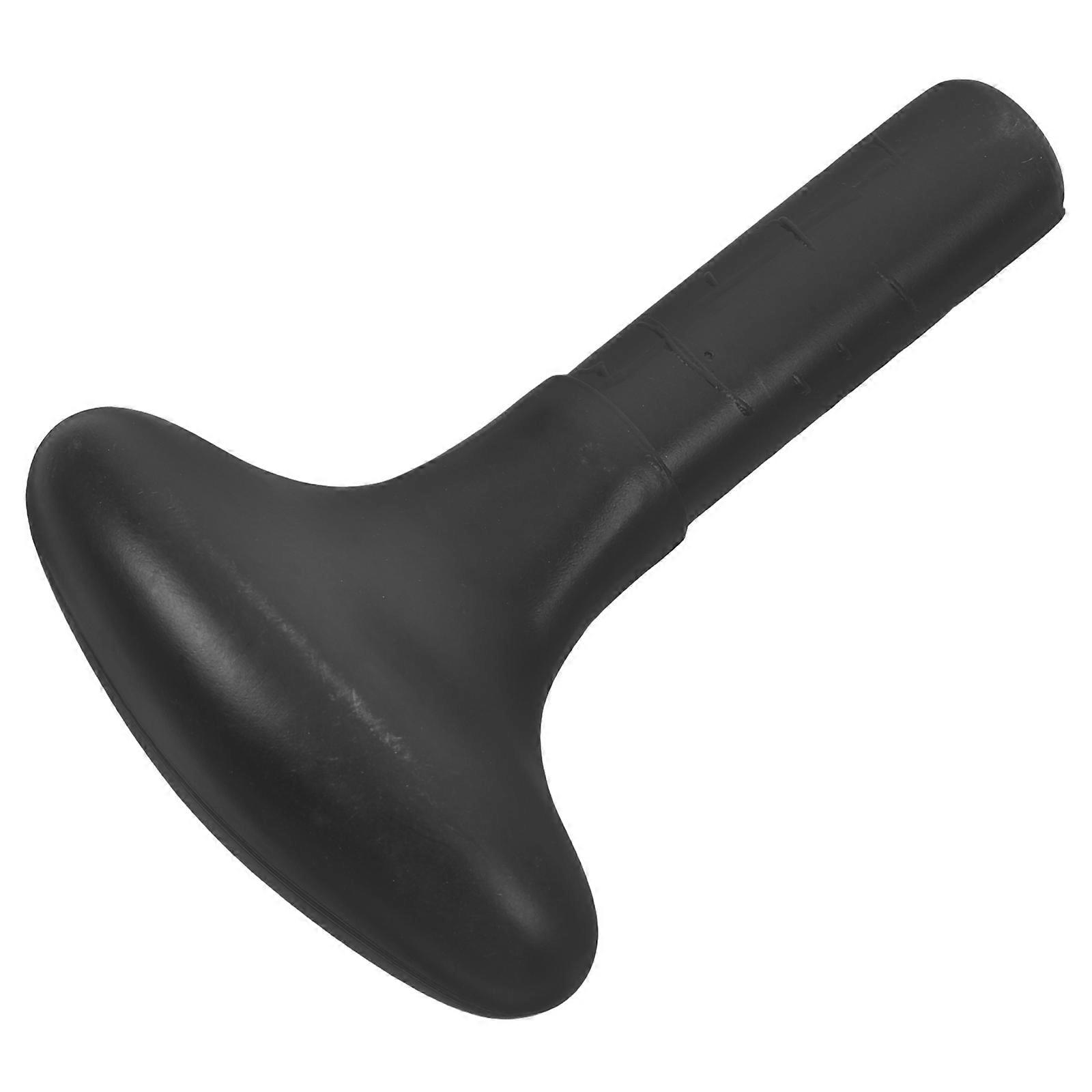 Black Kayak Paddle Handle Straight Rod Grip for Stable Support Design