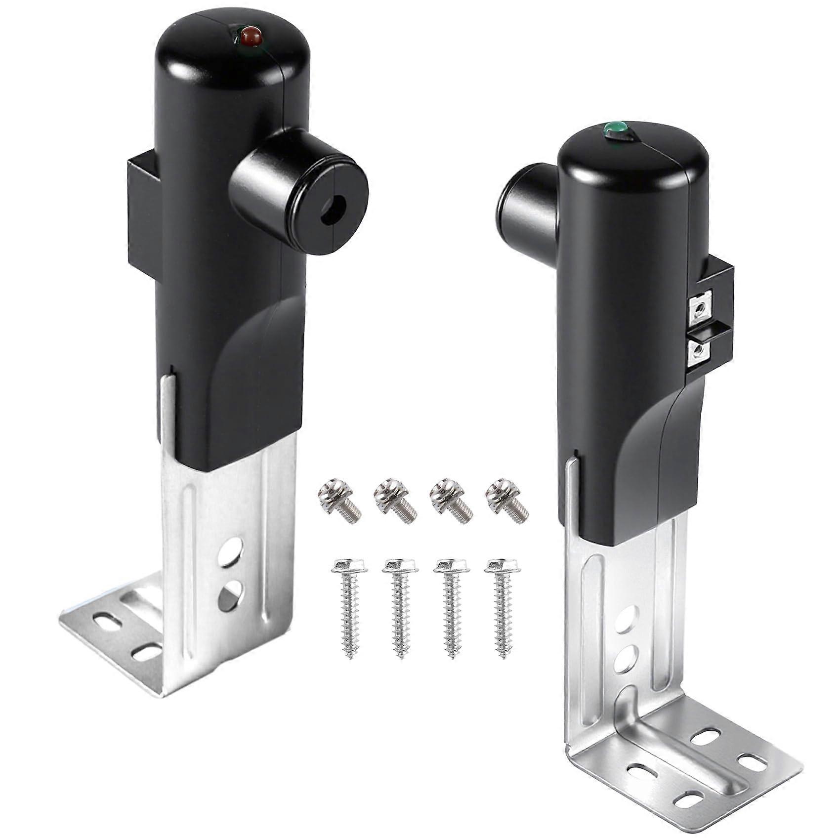Garage Door Opener Sensors Replacement Kit with Bracket, Infrared Safety Beam, Compatible with Genie GSTBR STBBL