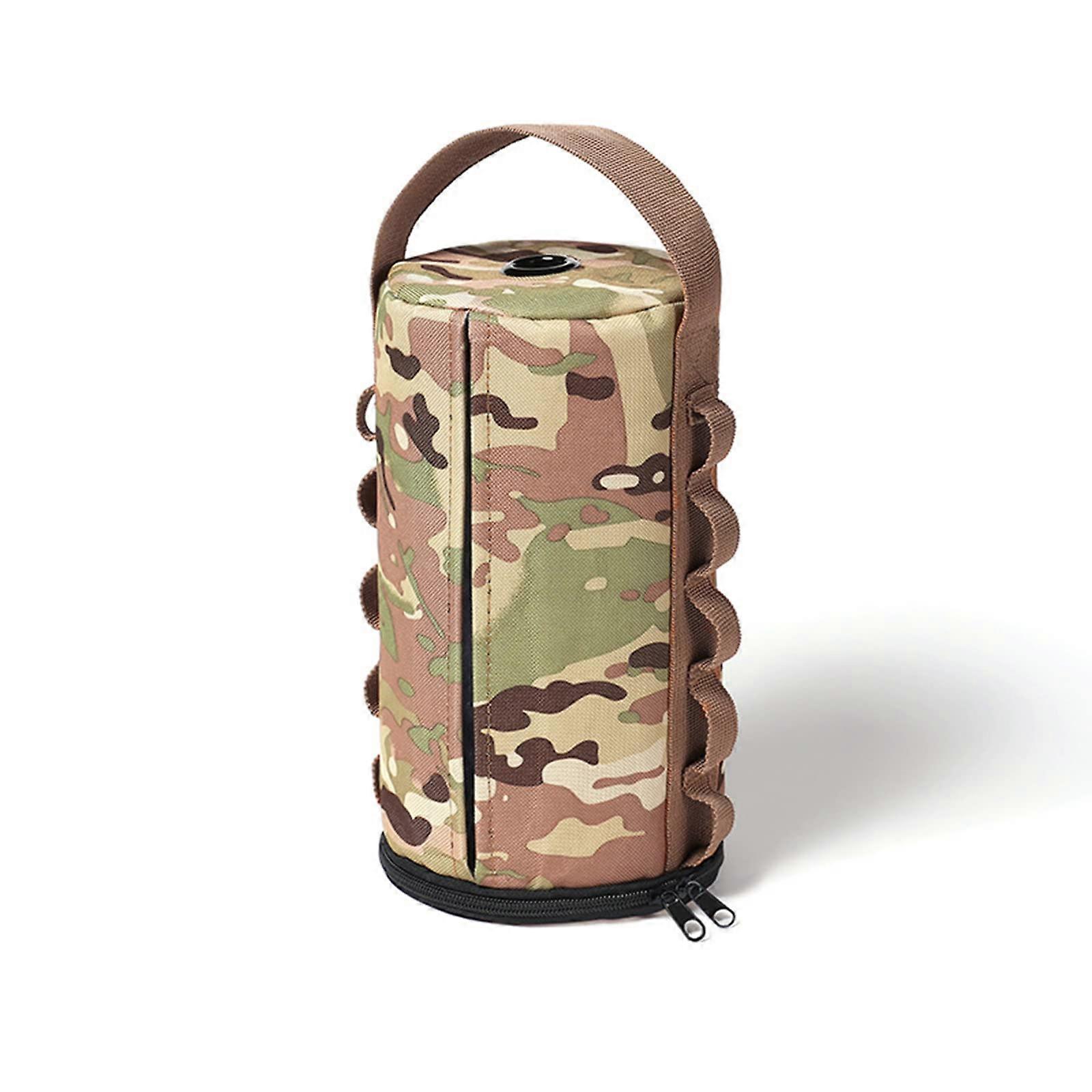 Hanging Tissue Holder Waterproof Foldable Toilet Paper Dispenser with MultiHook Strap for Camping