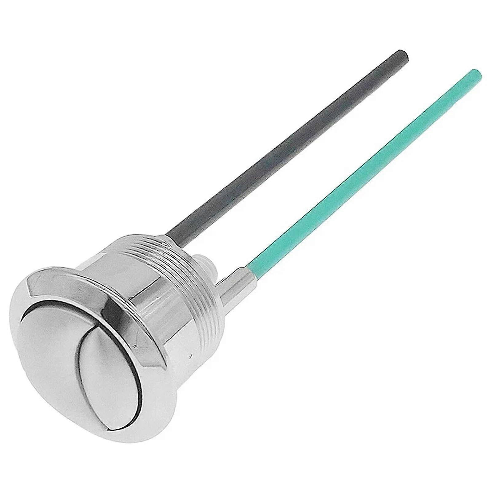 Toilet Flush Button for Geberit Impuls 250 Dual Flush Valve, Durable Plastic Silver Replacement