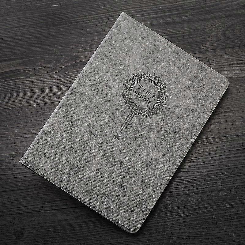 Capa elegante para iPad 11 de 11 polegadas com estrela em relevo retrô, cinza, para negócios e simplicidade.