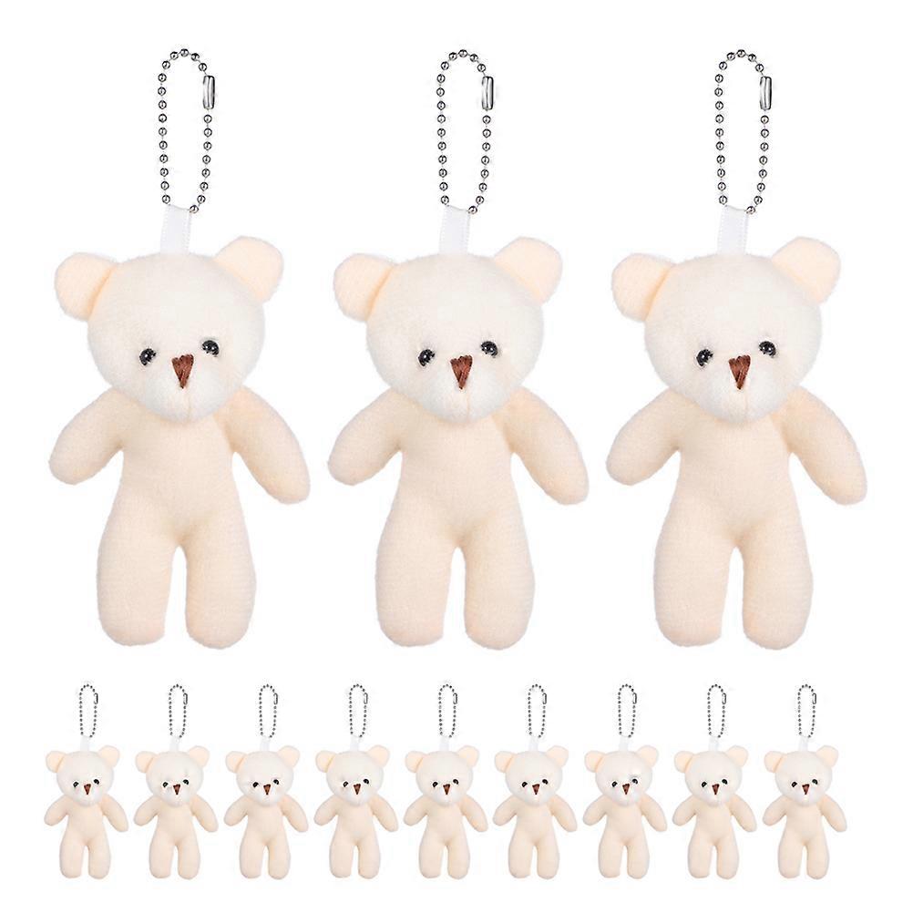 Lovely Bear Key Chain Hanging Stuffed Bear Decoration 20Pcs Set