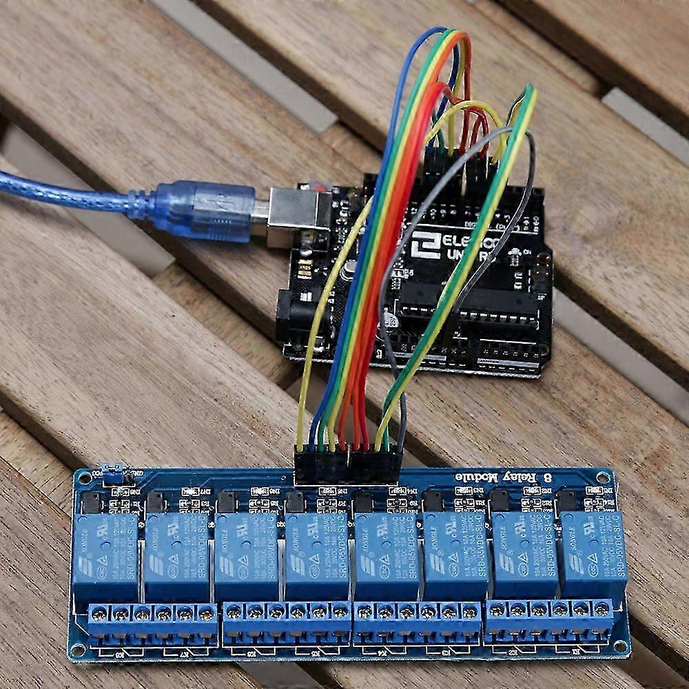 Channel DC 5V Relay Module with Optocoupler Compatible with Arduino UNO ...