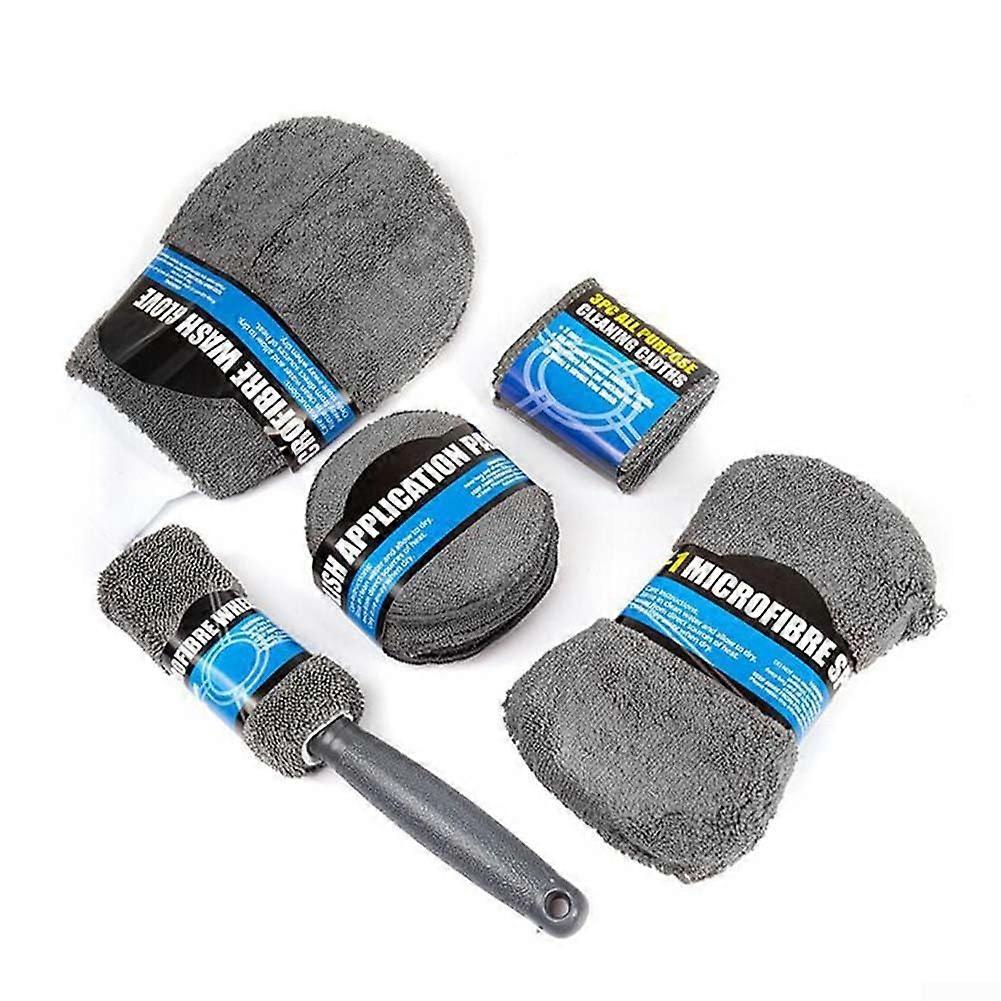 9Piece Car Wash Cleaning Kit with Durable Tools for All Vehicles