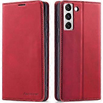 Case for Samsung Galaxy S24 FE 6.7'' Premium PU Leather Phone Cover with Card Holder Stand, Shockproof Flip Wallet Cover 25-26