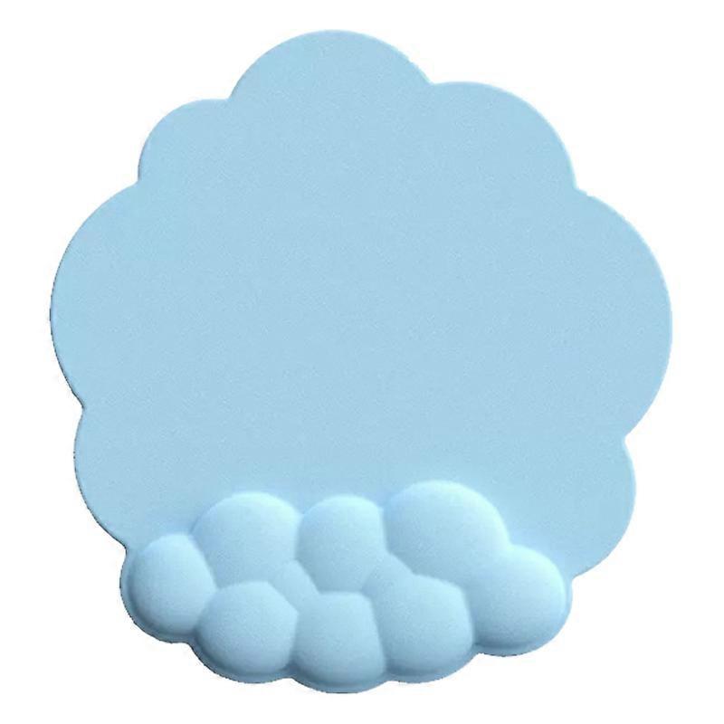 Wrist Rest Design Cloud Shape Mouse Pad Leather Anti-slip Mouse Pad