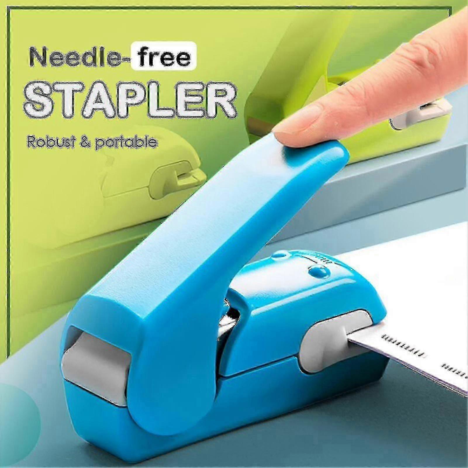 Staple Free Stapler Time Saving Effortless Needle Free Handhled Stapler Mini Portable