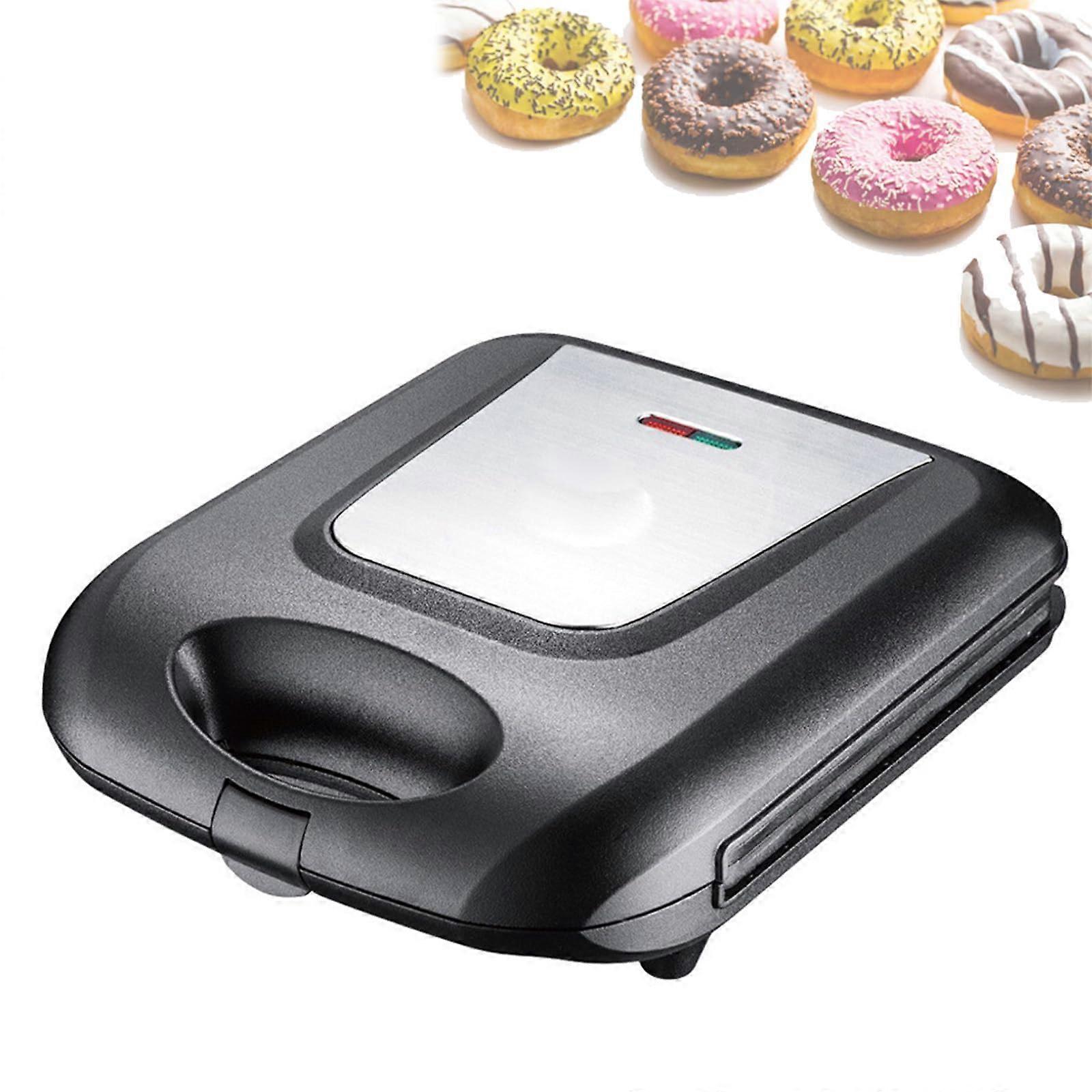 Mini Donut Maker 16 Capacity with NonStick Surface and DualSided Heating, 1400W Black