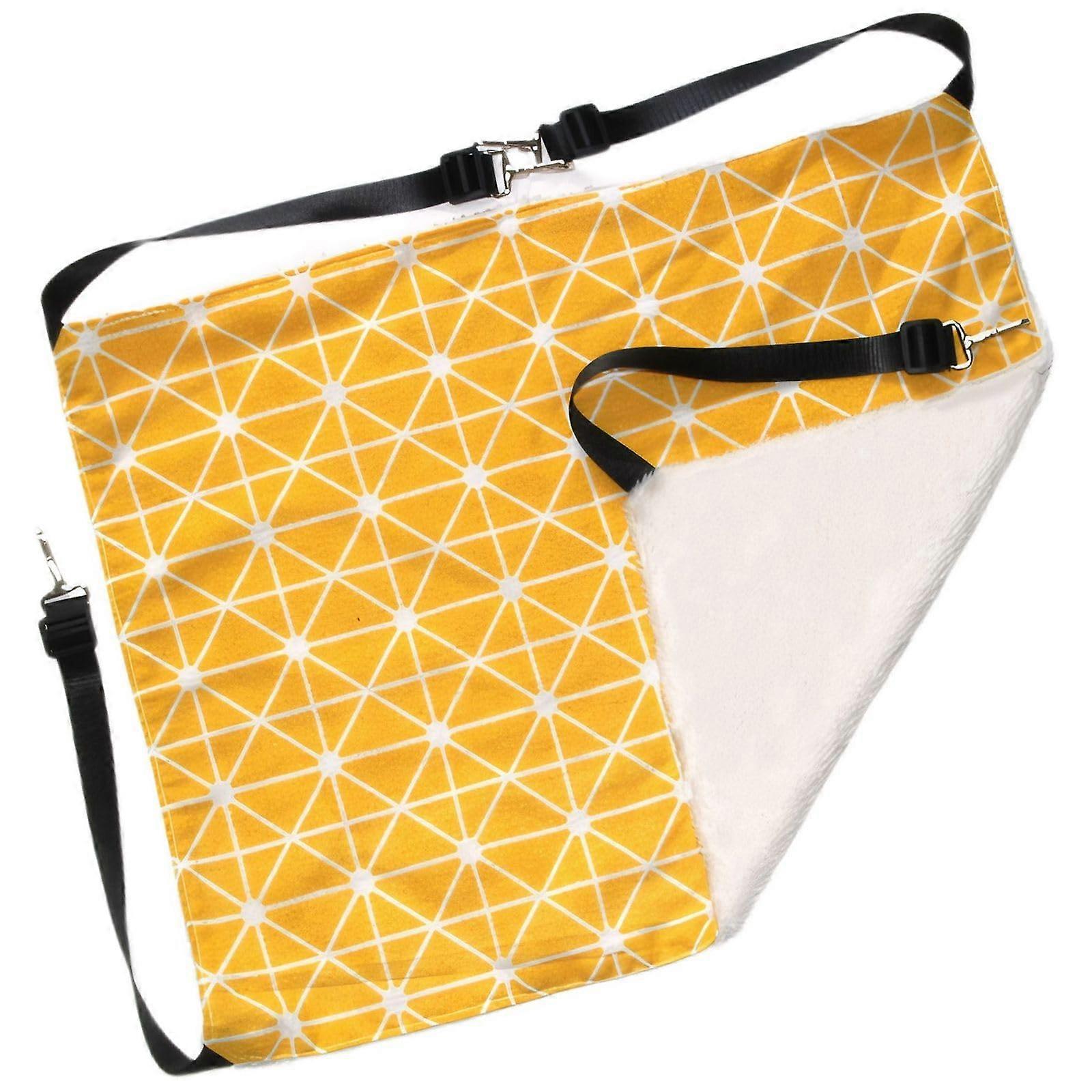 Cat Hammock for Cage with Comfortable Fleece Lining, Elevated Hanging Cat Bed and Adjustable Straps Style G