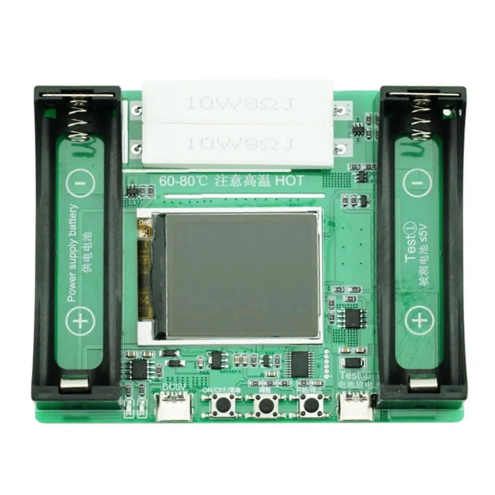 18650 Battery Capacity Tester with LCD Display, Single Channel Lithium Battery Tester