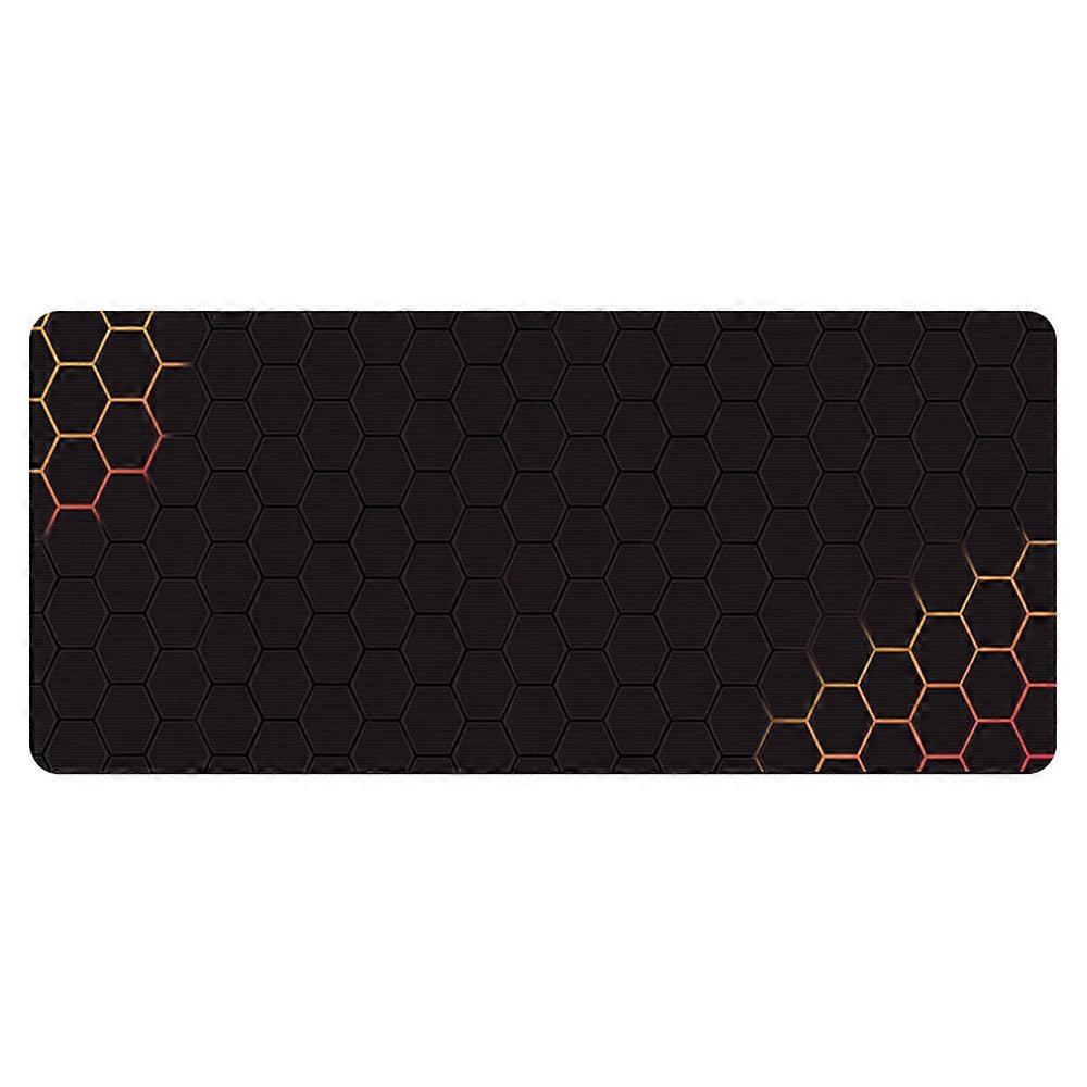 300x750x3mm Honeycomb Pattern Anti-slip Rubber Mouse Pad Computer Desktop Mat