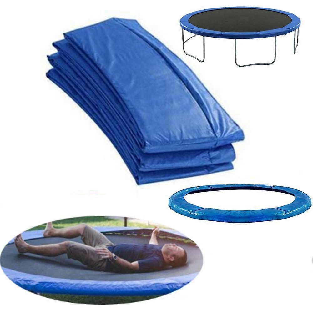 14FT Round Trampoline Replacement Safety Pad with Weatherproof PVC Surface and Maximum Protection