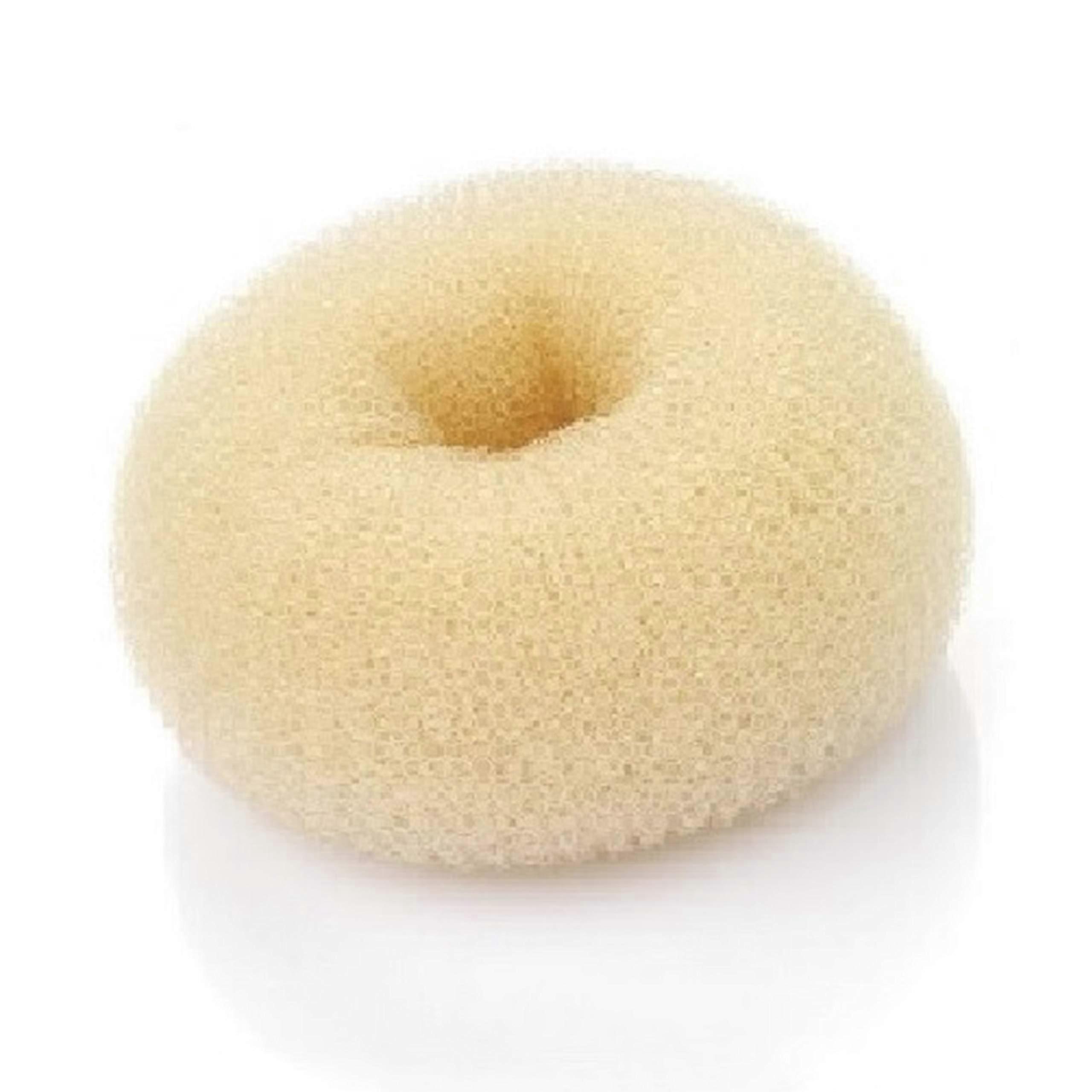 Medium Beige Hair Donut Bun Maker Ring Style for Easy Ballet Chignon Styling