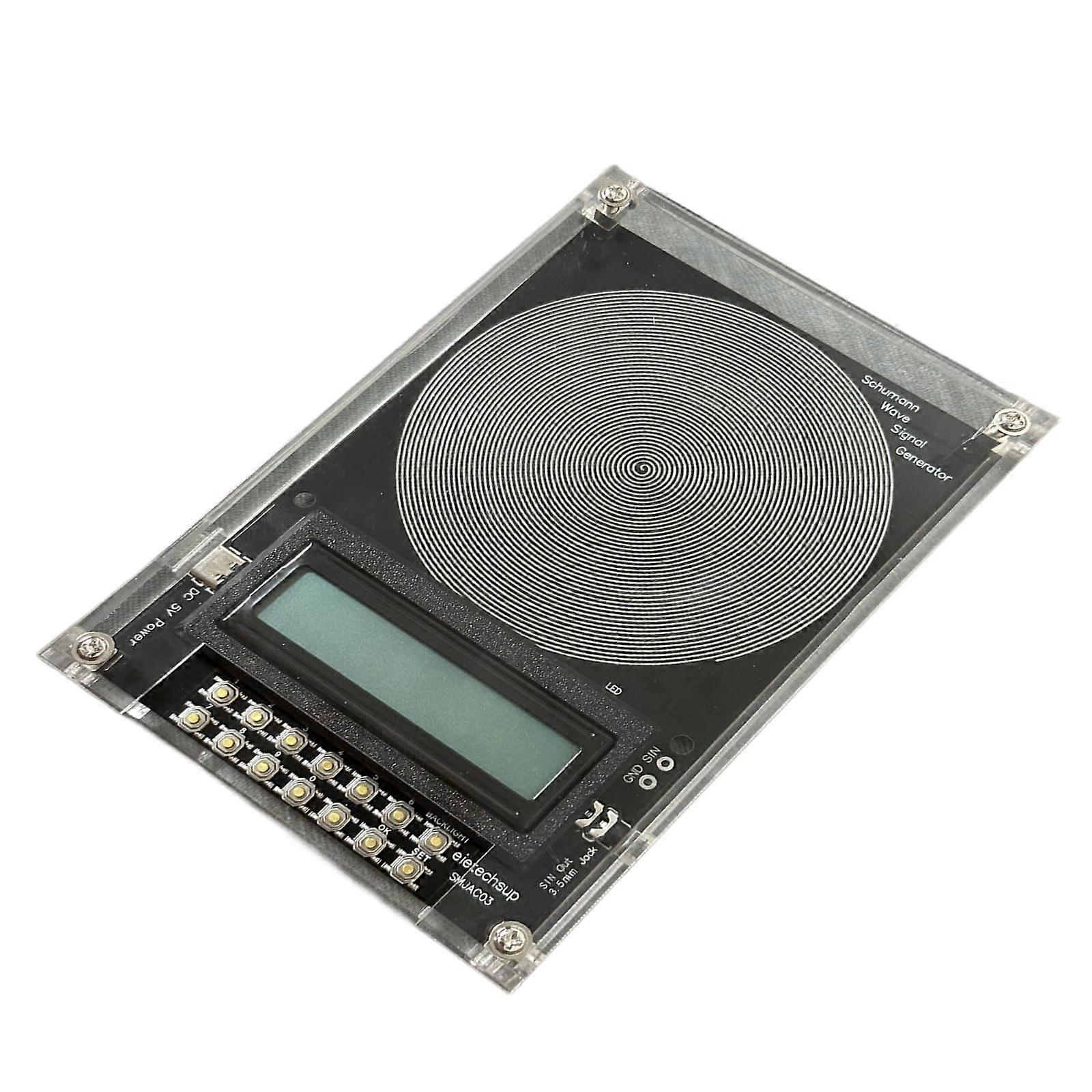 Adjustable Frequency Signal Generator 7.83Hz  Precision Crystal Oscillator with Type C Power