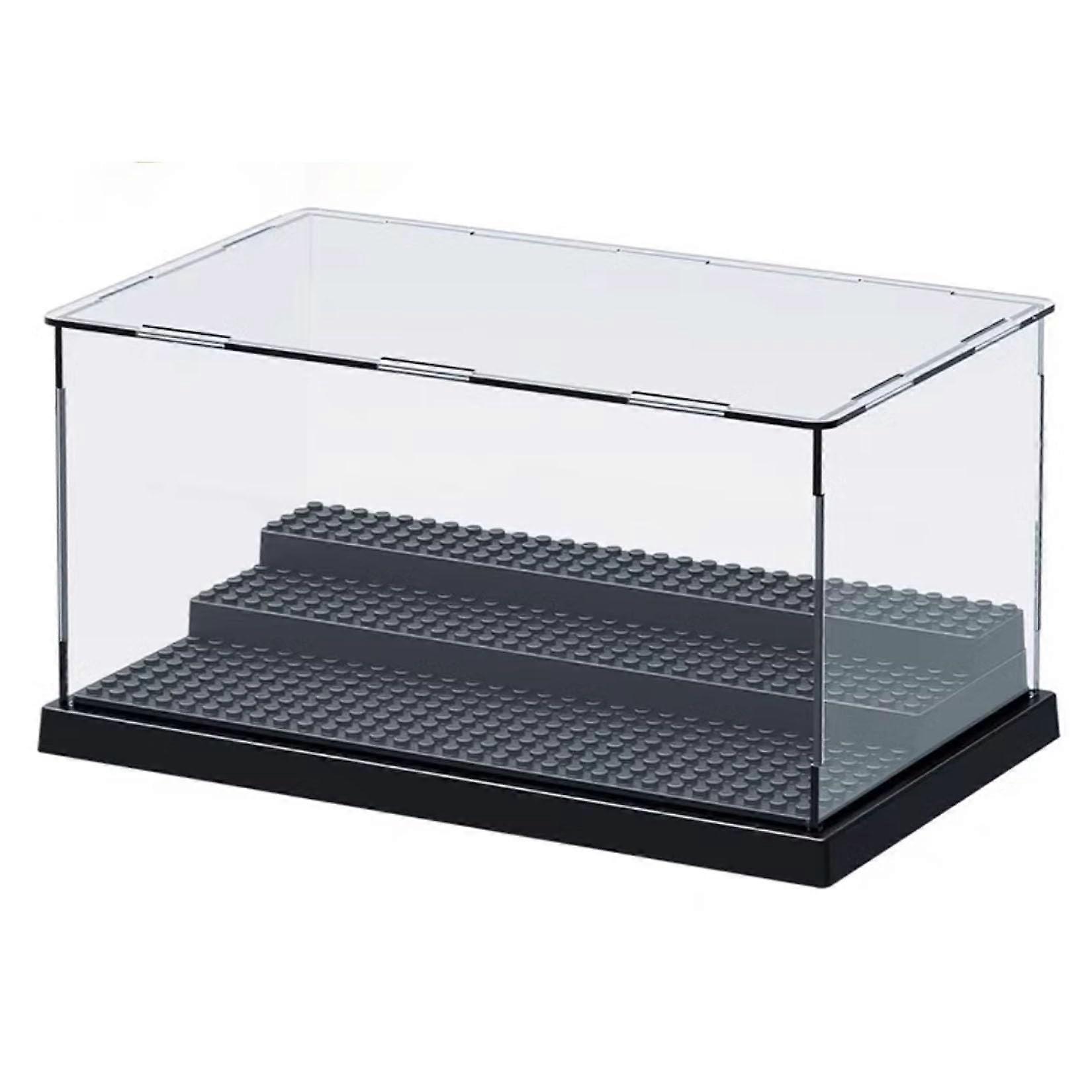 Acrylic Display Case for  Figures, Clear Dustproof Box, Easy Assembly, SpaceSaving Design