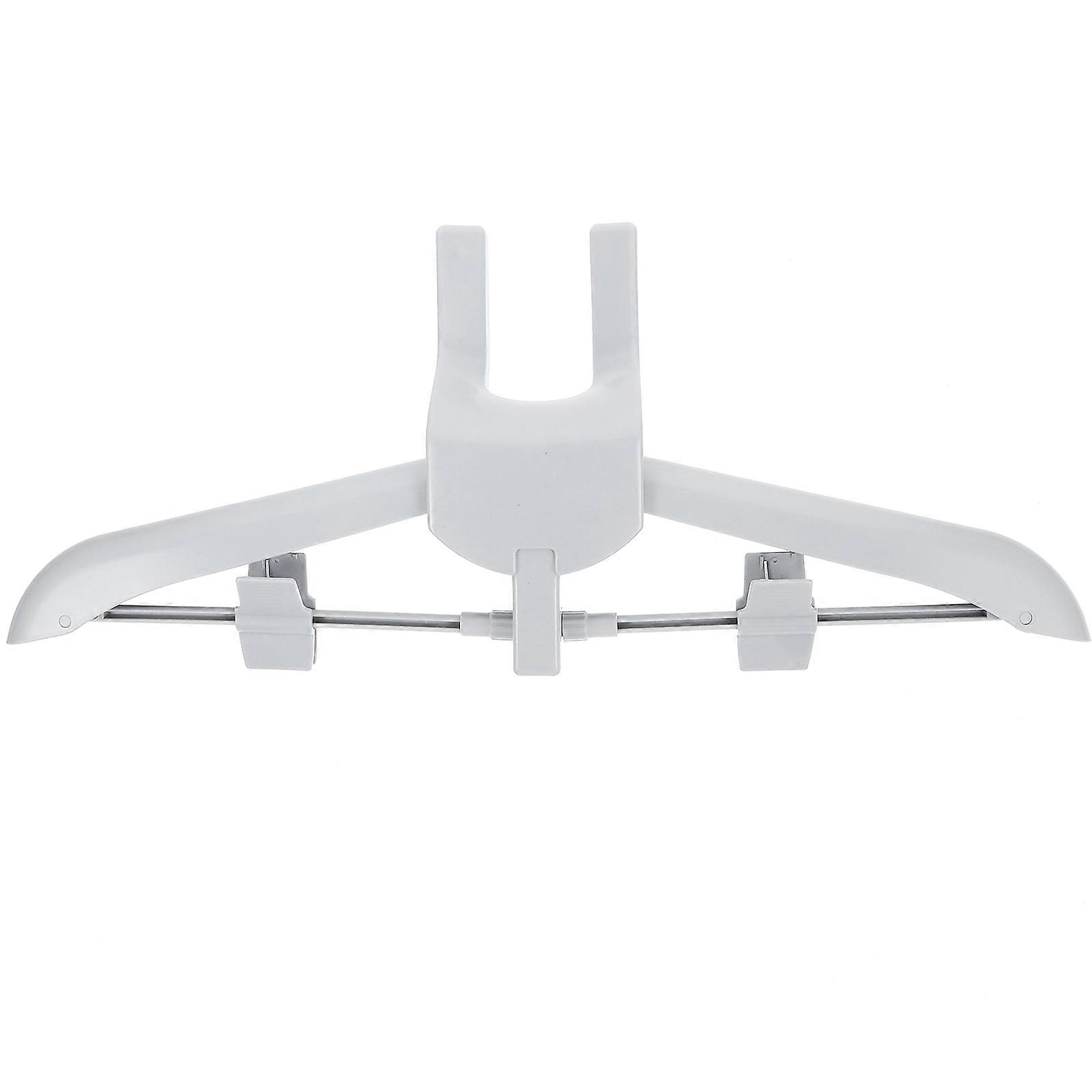 Light Grey Garment Hanger for Steamer Use Plastic Foldable Included