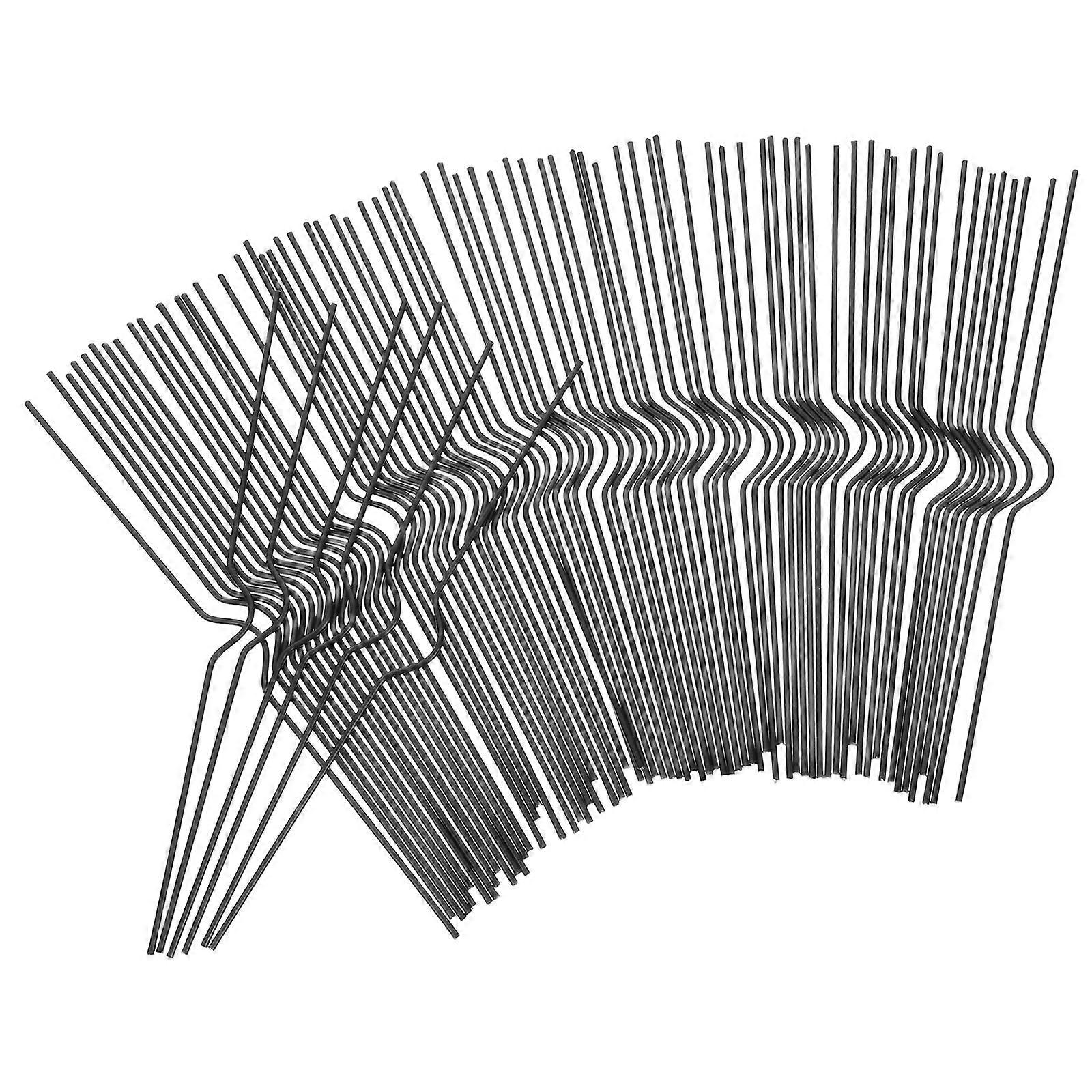 Black Wire Calendar Hooks Double Coil Binding Hooks for 100Pcs