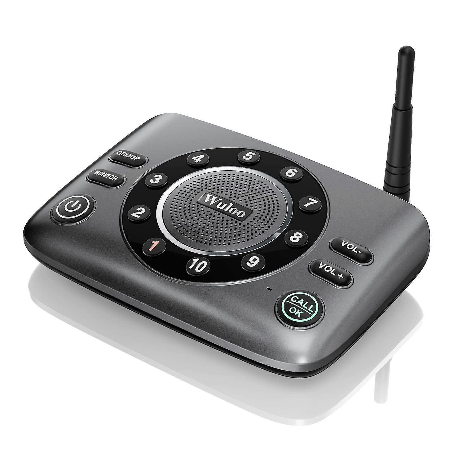 Wireless Intercom System with 5280ft Long Range, TwoWay Audio, Expandable Unit for Home or Office