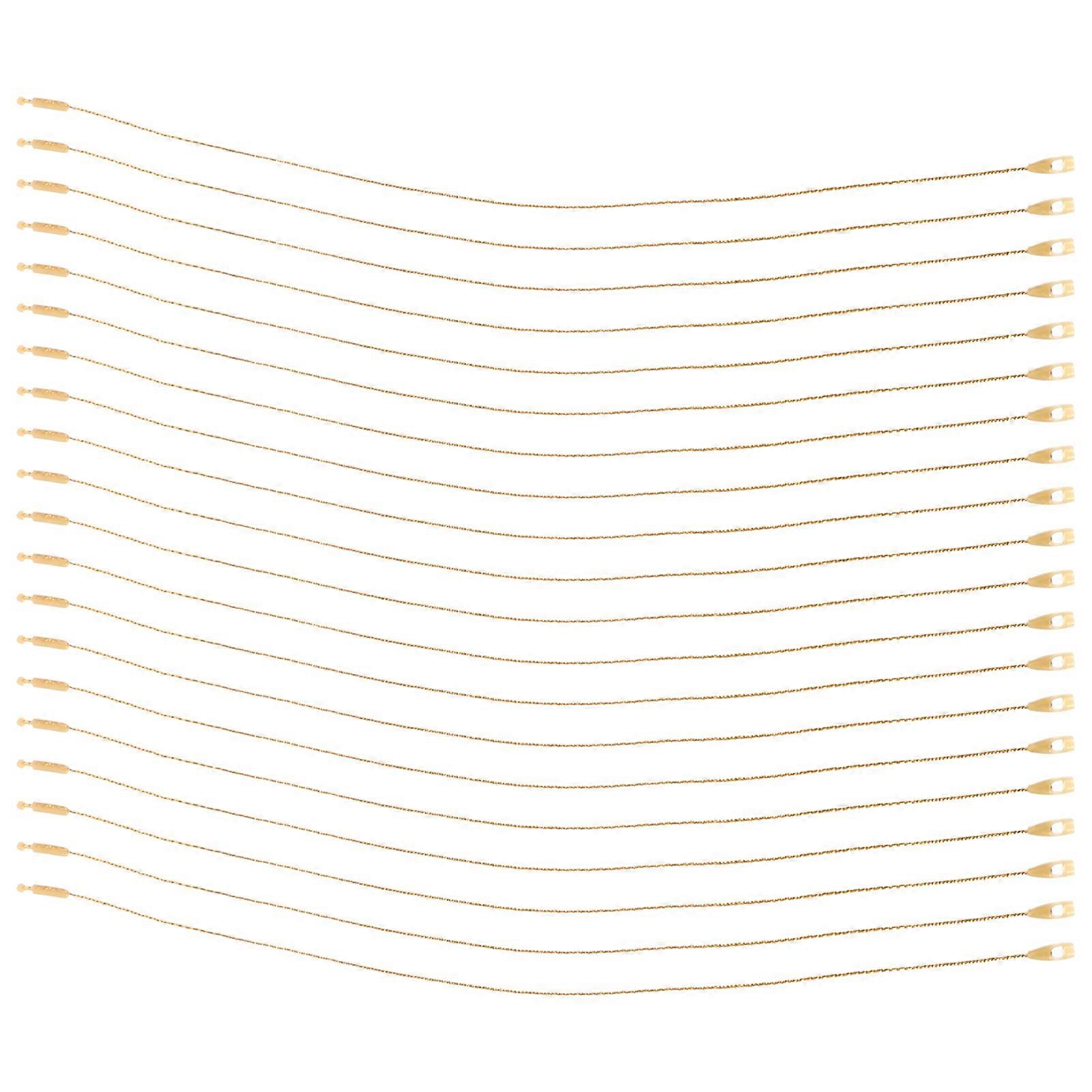 Christmas Snap Locking Rope for Gift Hanging 200Pcs Polyester Hooks