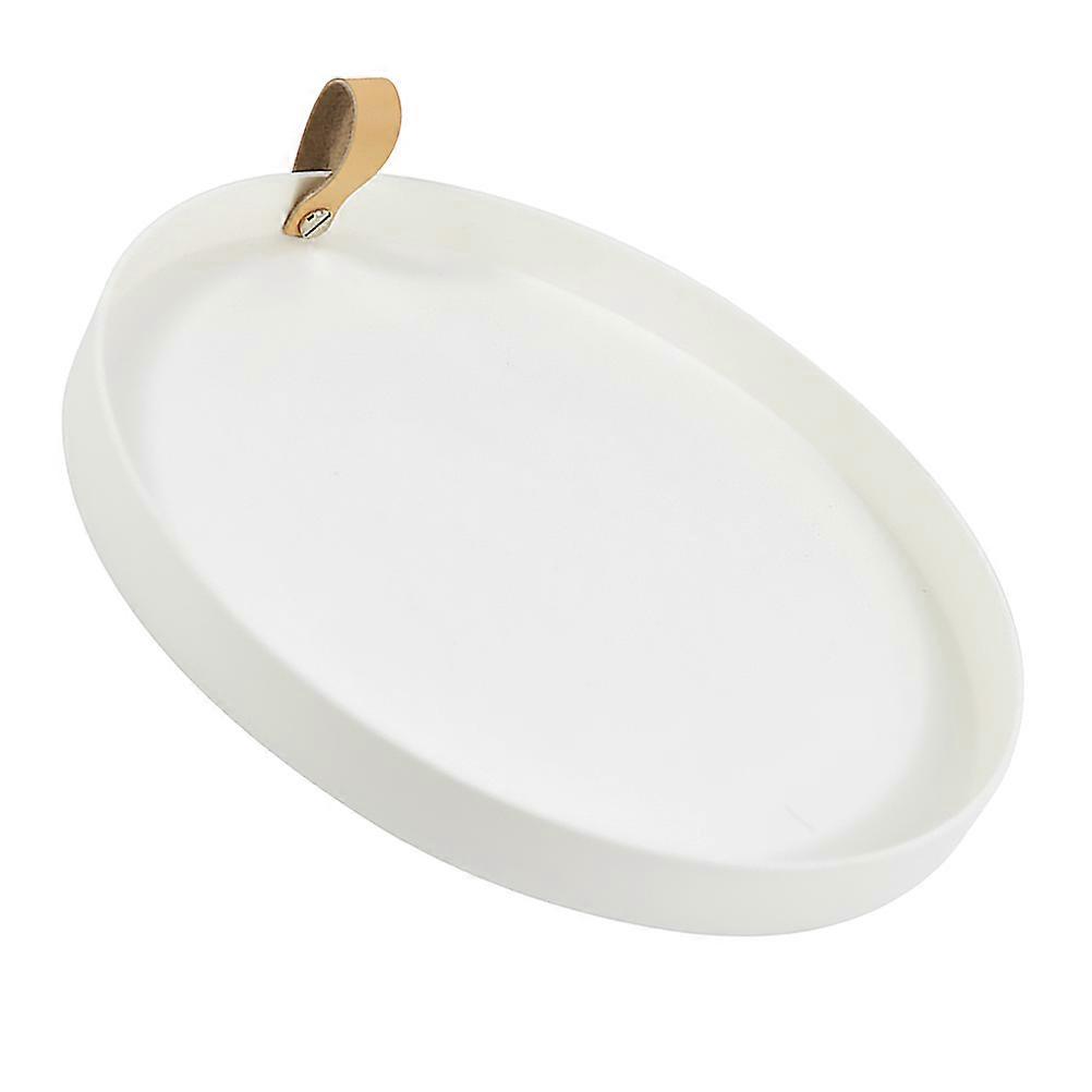 PU Handle Storage Tray for Desktop Sundries 2Pcs Set