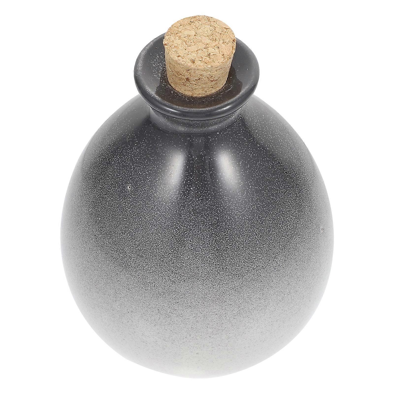 Ceramic for Drinks Grey Household Corked