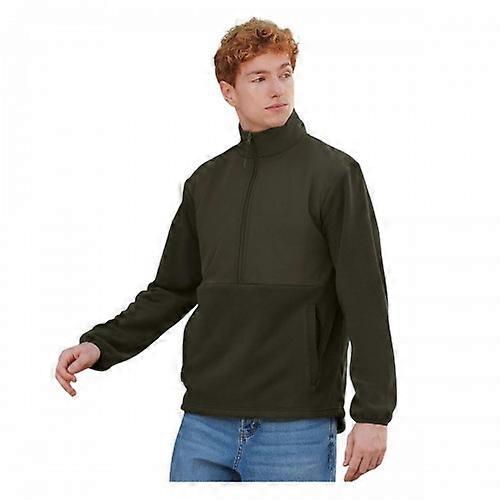 Front Row Mens Microfleece Half Zip Jumper