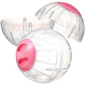 Läpinäkyvät hamsterijumppapallot muovilelu hamstereille, 2 kpl juoksemiseen