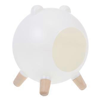 Abri pour hamster, petit animal de compagnie, cachette d'intérieur pour dormir, lot de 3, blanc
