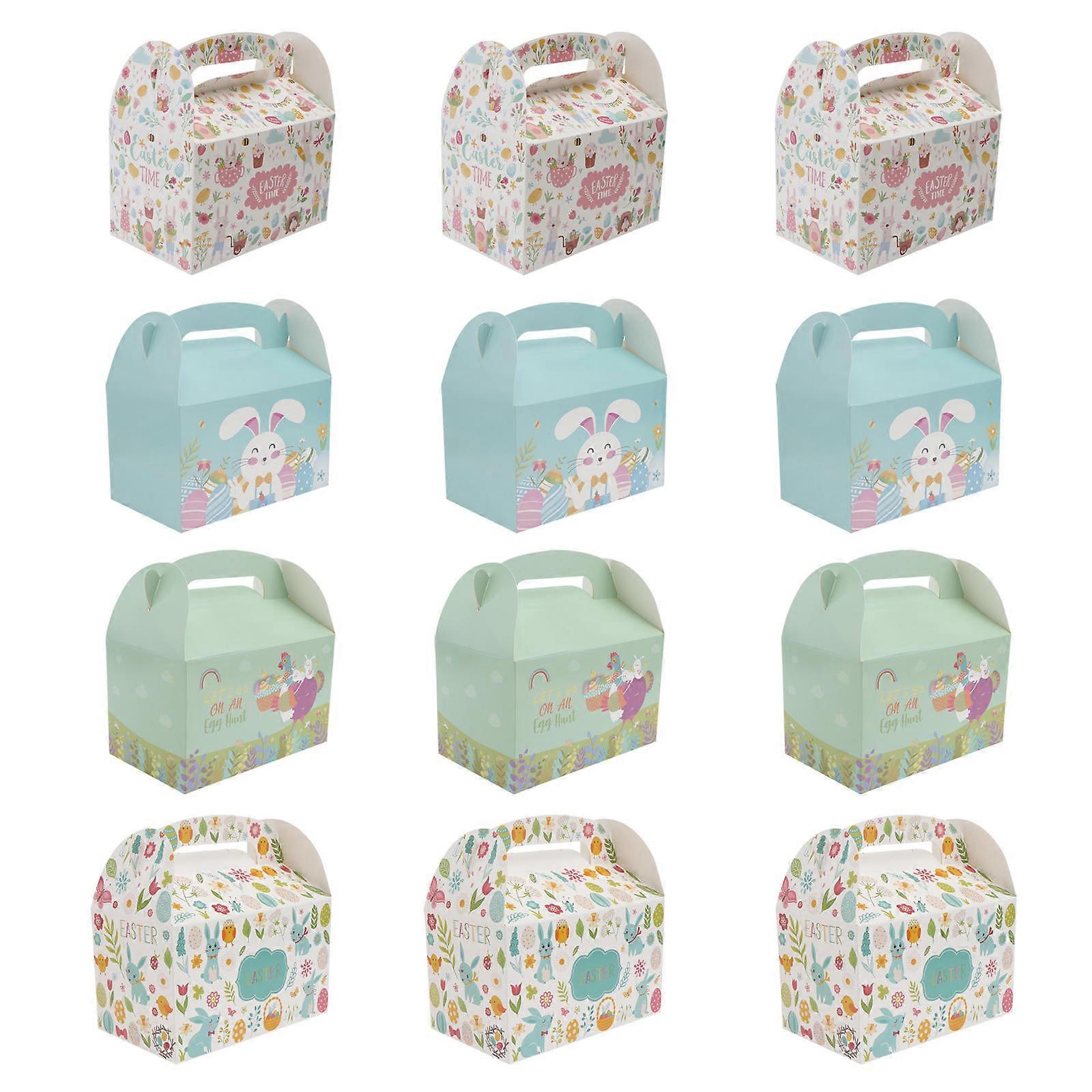 Box Creative Paper Box for Storage Use 12Pcs Assorted Color