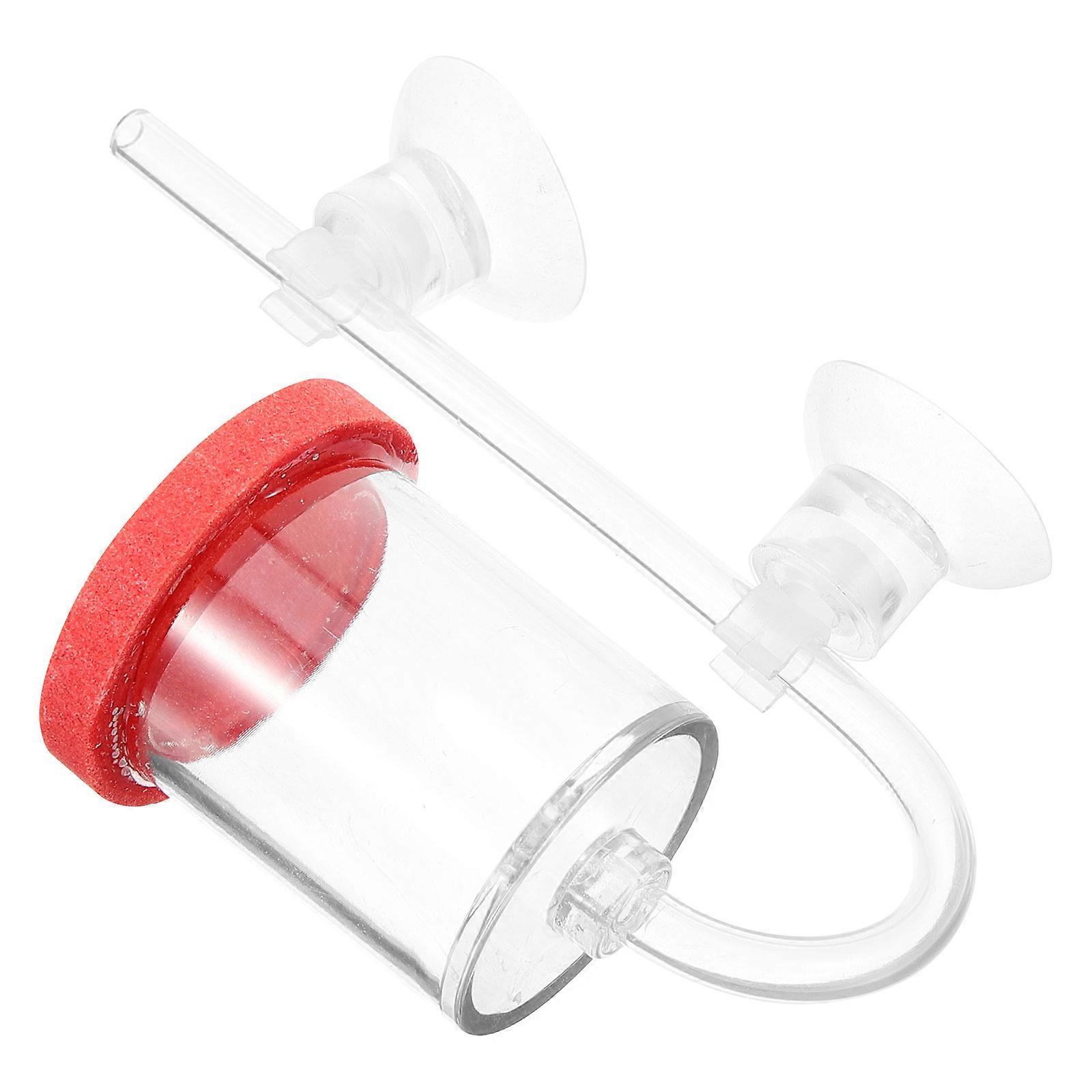 Aquarium Oxygen Diffuser Fish Tank Diffuser for Oxygenating 3Pcs Pink Acrylic