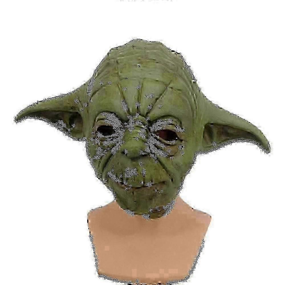 Latex Yoda Mask for Star Wars Cosplay Halloween Party Events