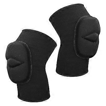 10Pcs Knee Pads Volleyball Pads for Protection Black Thickened Gear