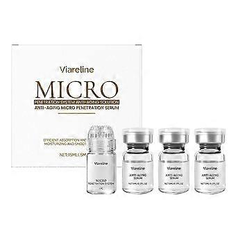 Micro Penetration Anti Aging Serum Set with Facial Roller Hyaluronic Acid