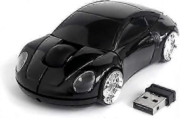 Porsche Car Optical Wireless Silent Mouse Black