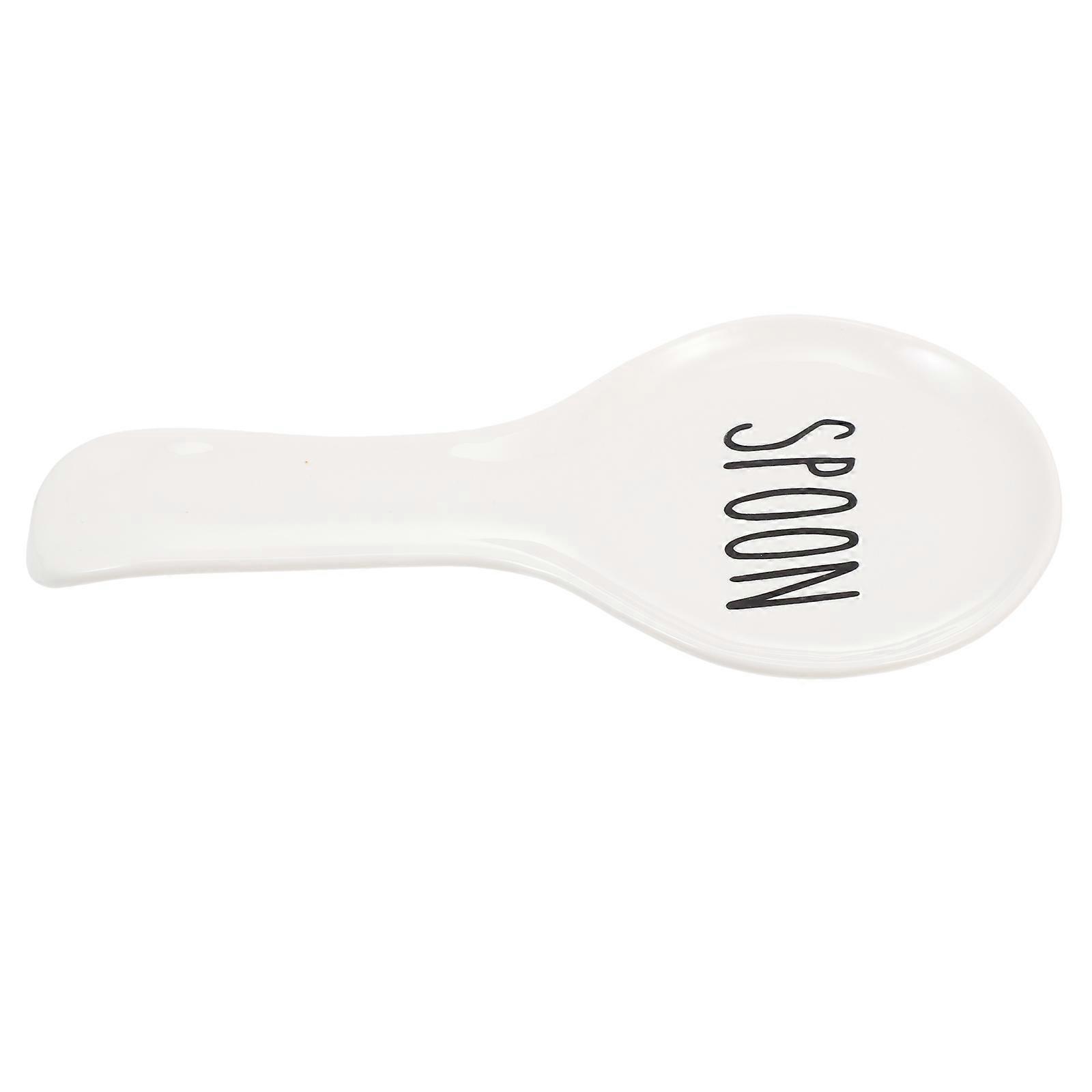 Kitchen Ceramic Spoon Rest Spoon Holder for Resting Utensils