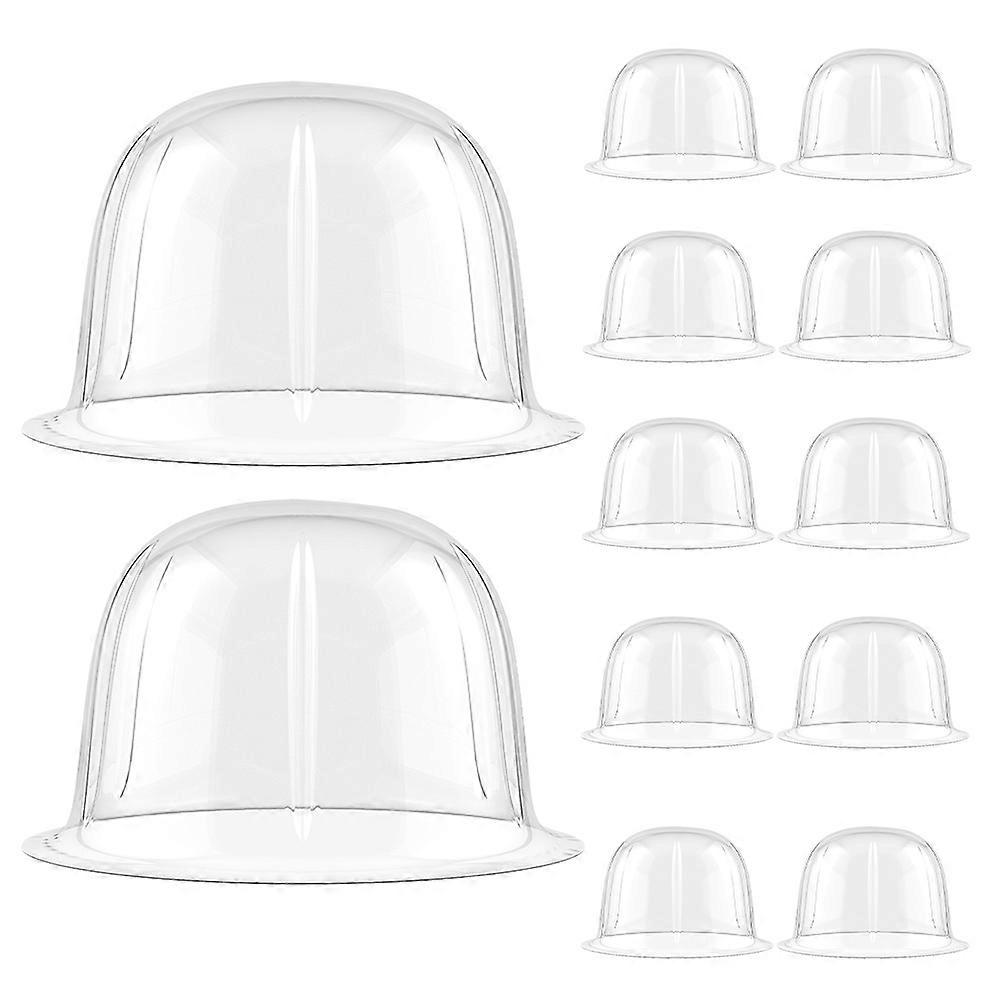 Transparent Hat Shaper Insert Baseball Cap Support for 12Pcs Plastic Holder