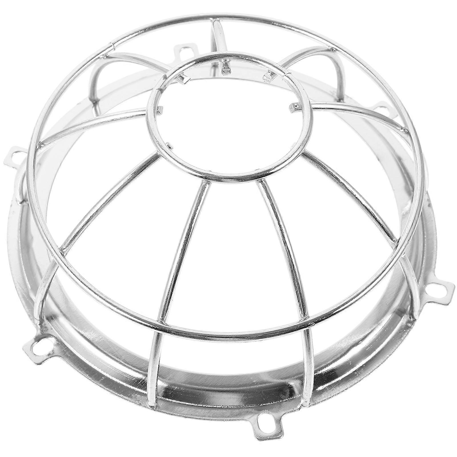 Fire Sprinkler Protector Silver Stainless Steel Bracket Screw Type