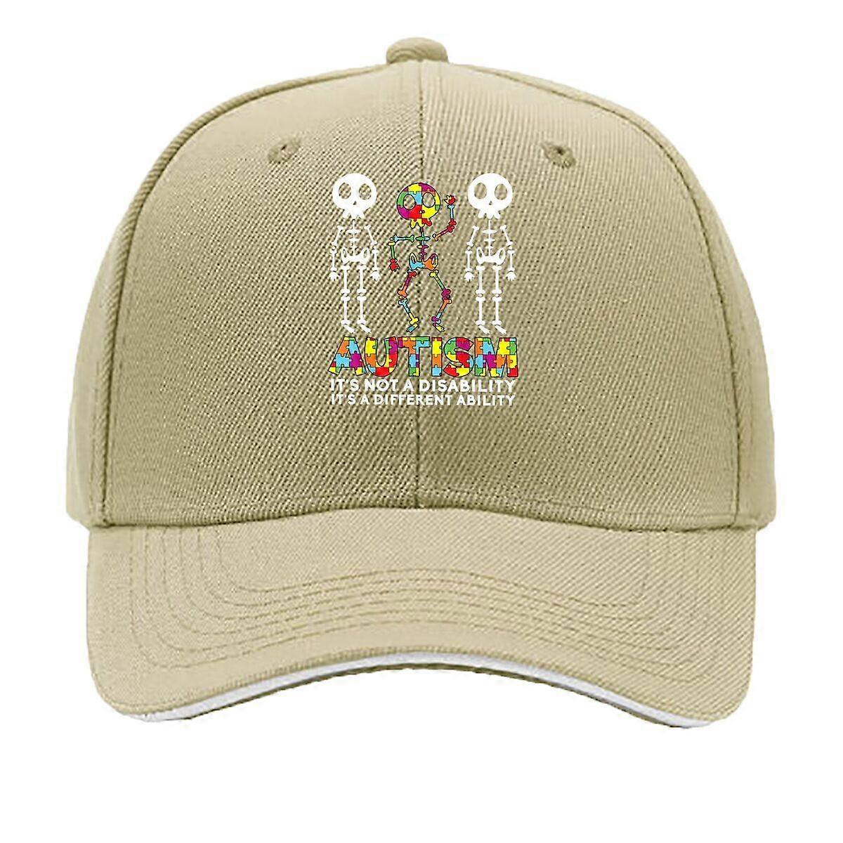 Kunst for autismebevissthet, sandwich, baseballcaps