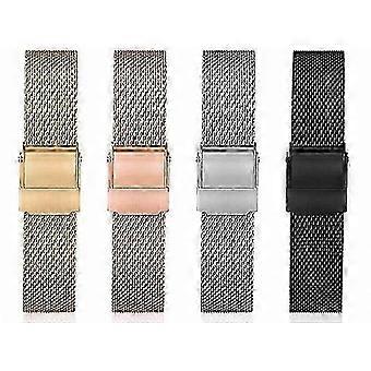 Quick Release Mesh Watch Band for Men and Women, Stainless Steel Straps 14mm/18mm