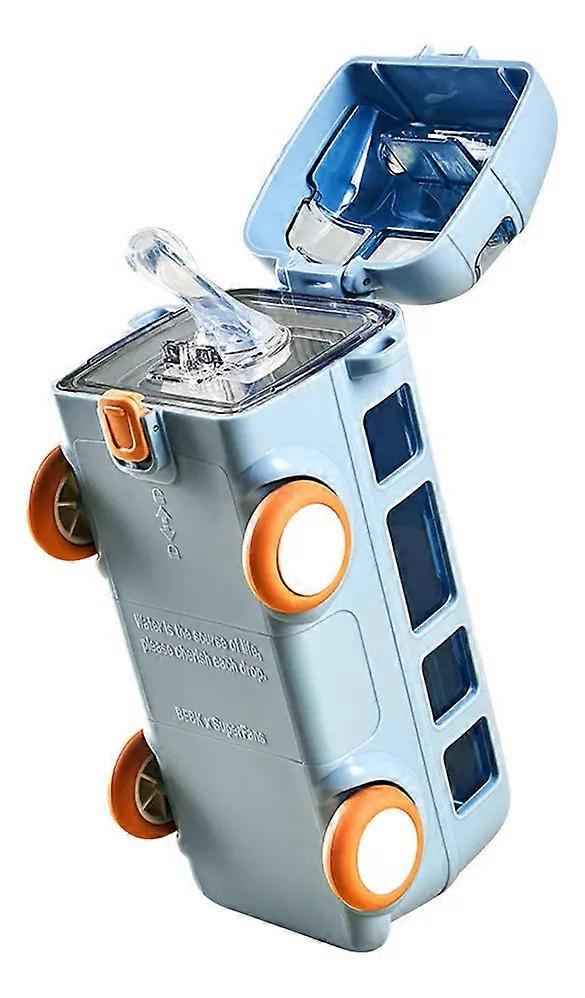 Children's Water Cup Small Car Straw, Bus Cup