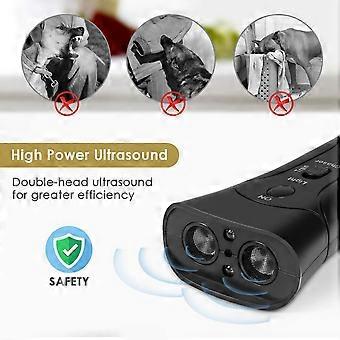 Dog Barking Control Device  Ultrasonic Anti Barking with Dual Sensor, 3 Modes and LED Light, Humane Training Tool for Dogs, Works up to 33ft