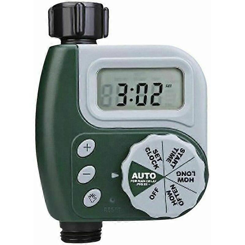 Waterproof Automatic Digital Water Timer Garden Irrigation Controller Green