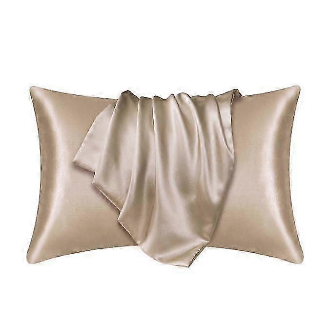 Fronha de Seda Para E Pele 2 Pack B khaki