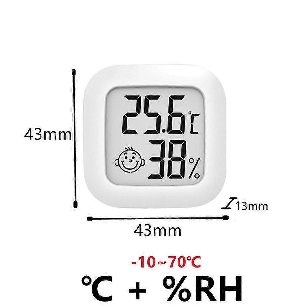 Mini LCD Digital Thermometer Hygrometer Temperature Indoor Convenient Temperature Sensor Humidity Meter Gauge Instruments Cable