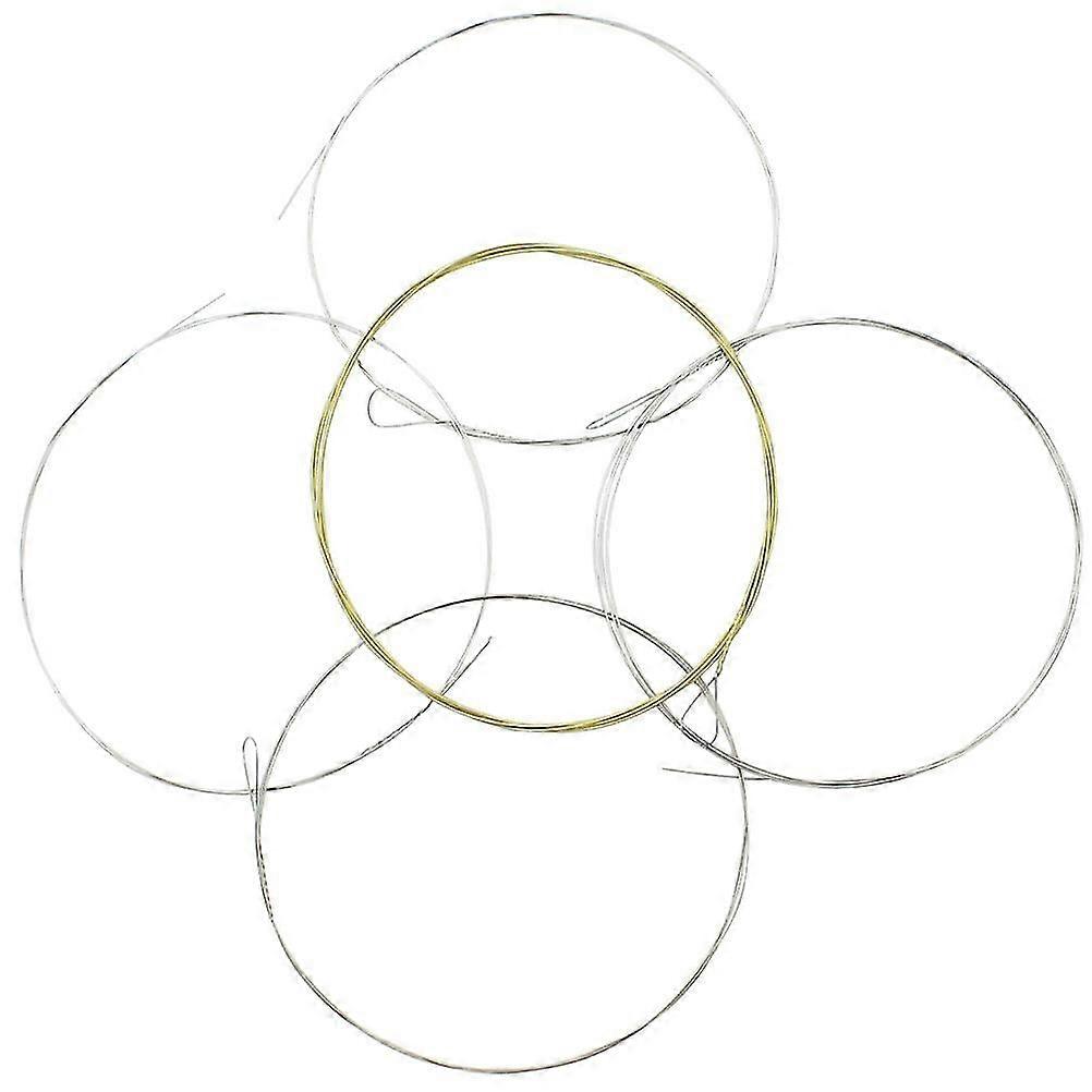 5pcs Professional 5-String Banjo Strings Music Wire Sturdy Strings Banjo Strings