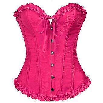 Body Shaping Corset High Elasticity Waist Shaper Postnatal Recovery Corset for Everyday Confidence Boost rose red XL